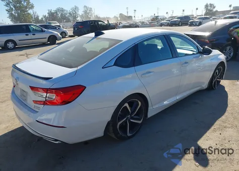 2022 Honda Accord Hybrid Sport из США, поврежденный, VIN 1HGCV3F28NA019150